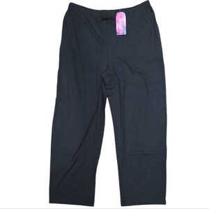 New With Tags! Moka Leisure Pull On Black Pants Size XL